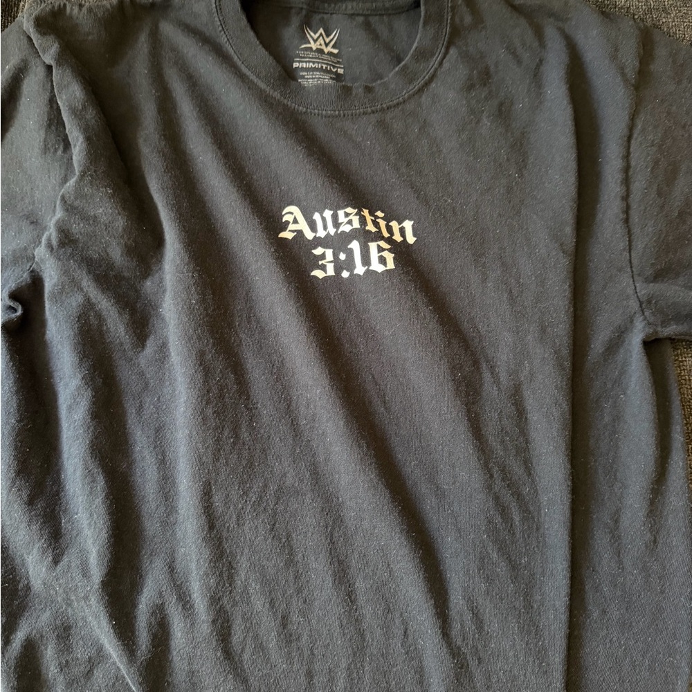Primitive Black WWE Graphic Tee